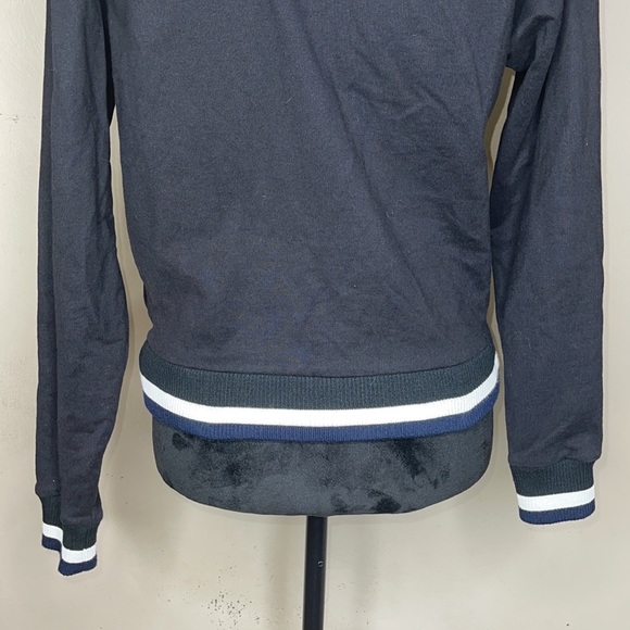 J Crew Half Zip Sport Stripe Jacket size Small - Picture 11 of 13